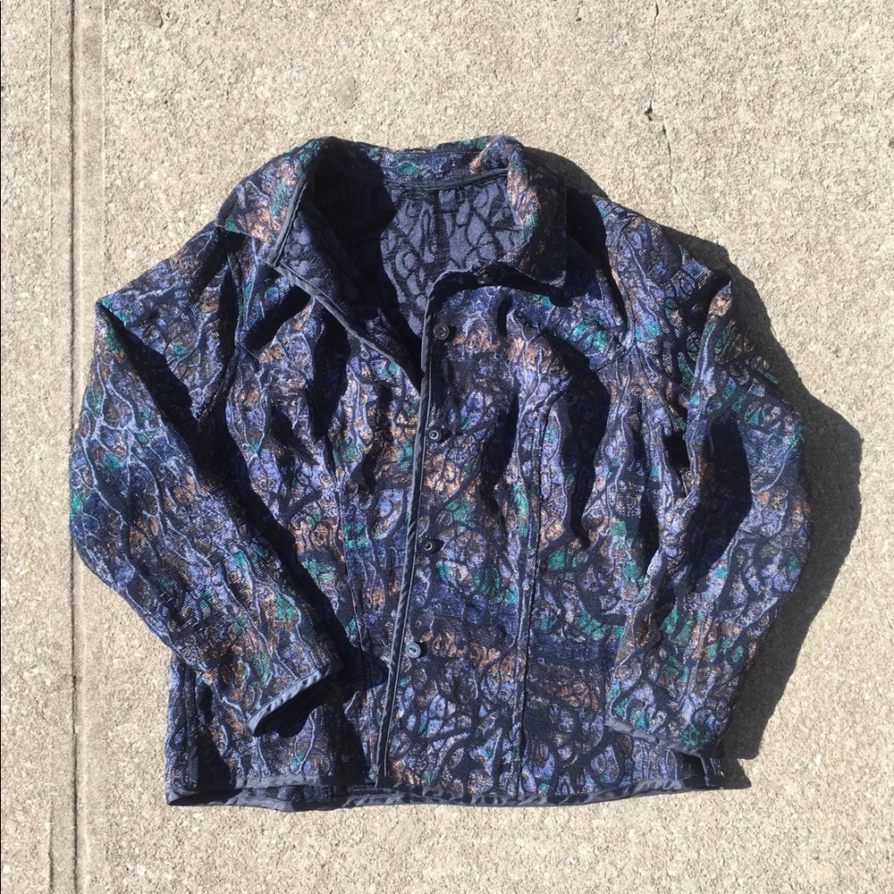 Vintage brocade jacket!